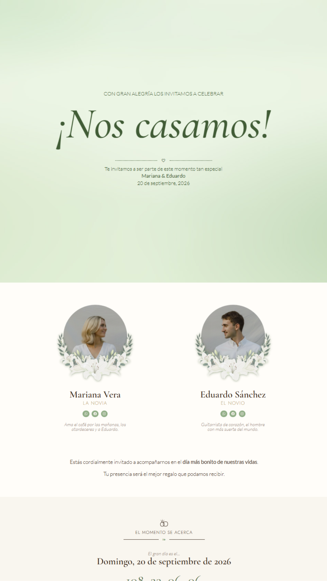 Invitación Web